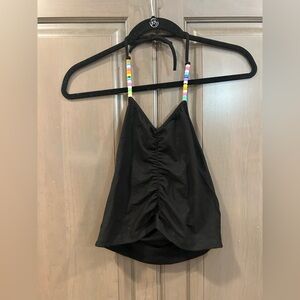 Global Love Girls’ Ruched Cropped Halter Top, Size XL